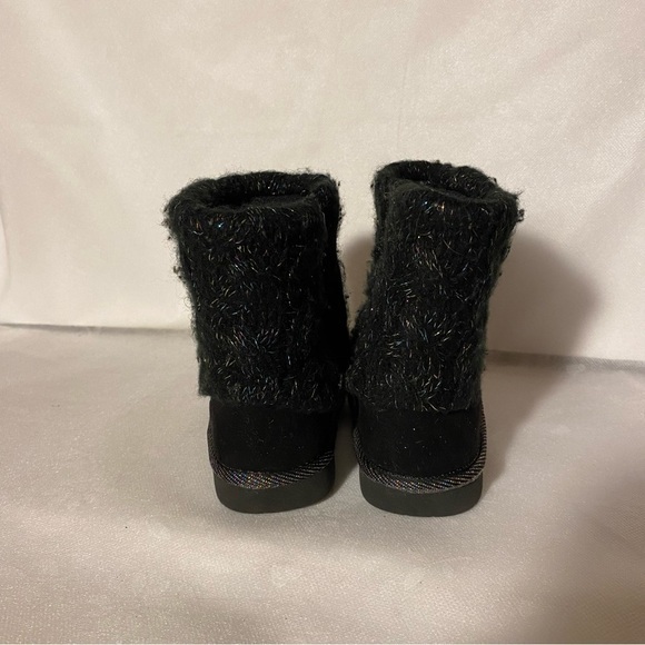 Girls Black Size 6 Boots Zips‎ On Side - Picture 4 of 8
